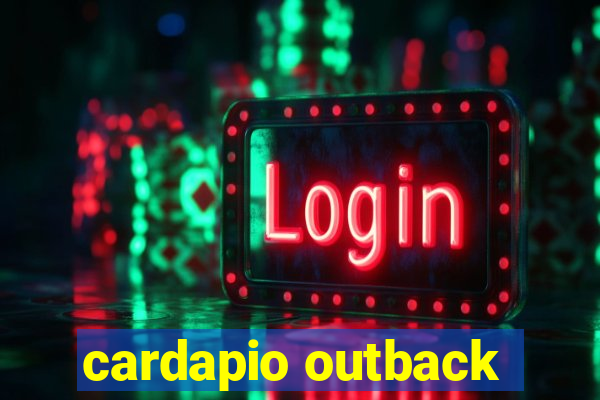 cardapio outback